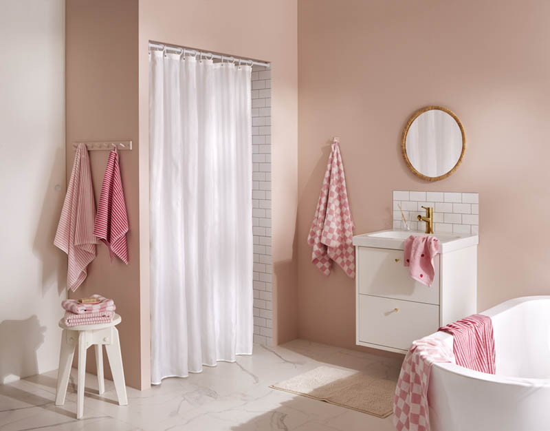 Boss håndkle 50x90 lys rosa