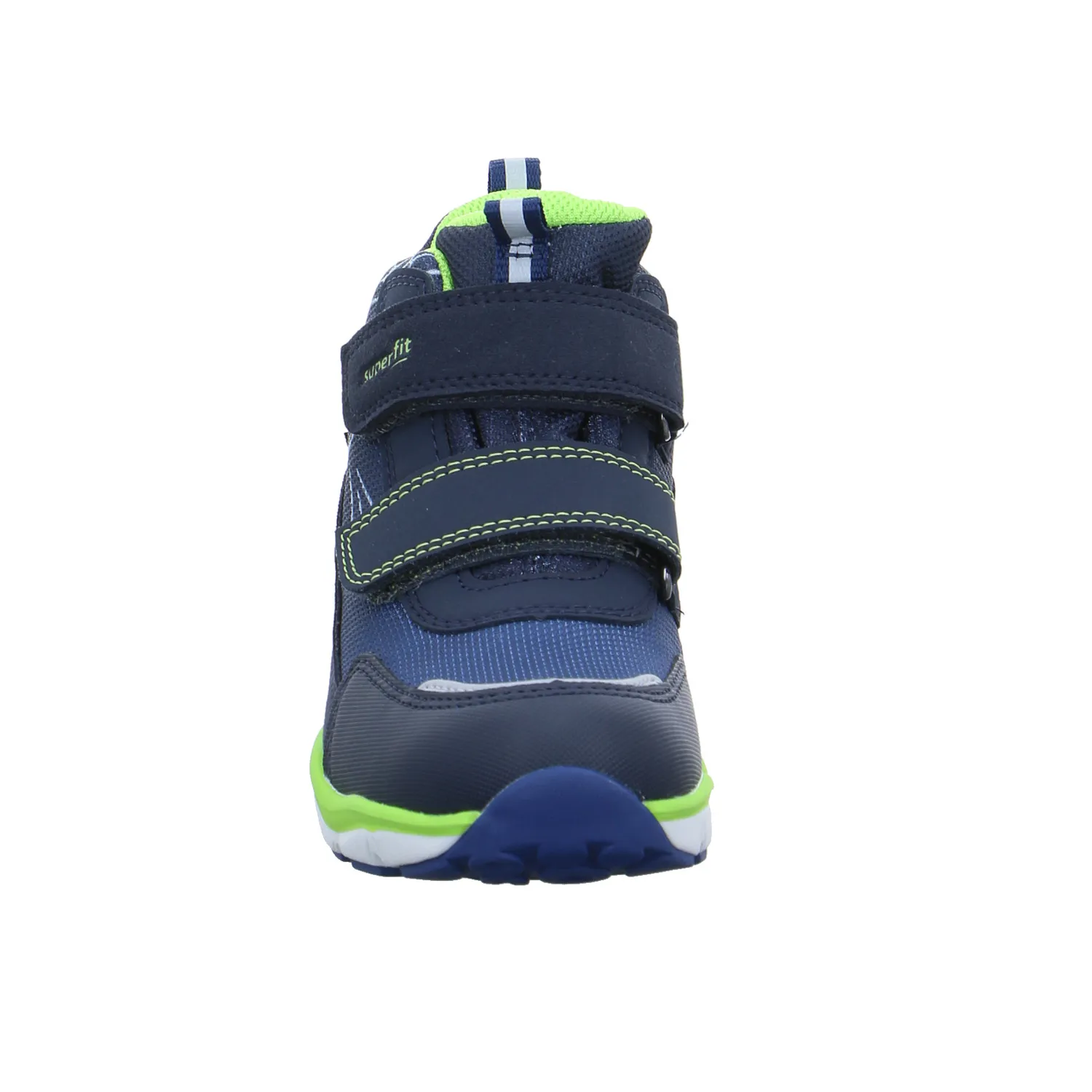 SUPERFIT Kleinkinder-Halbschuh Klett Blau Textil  Sneaker high