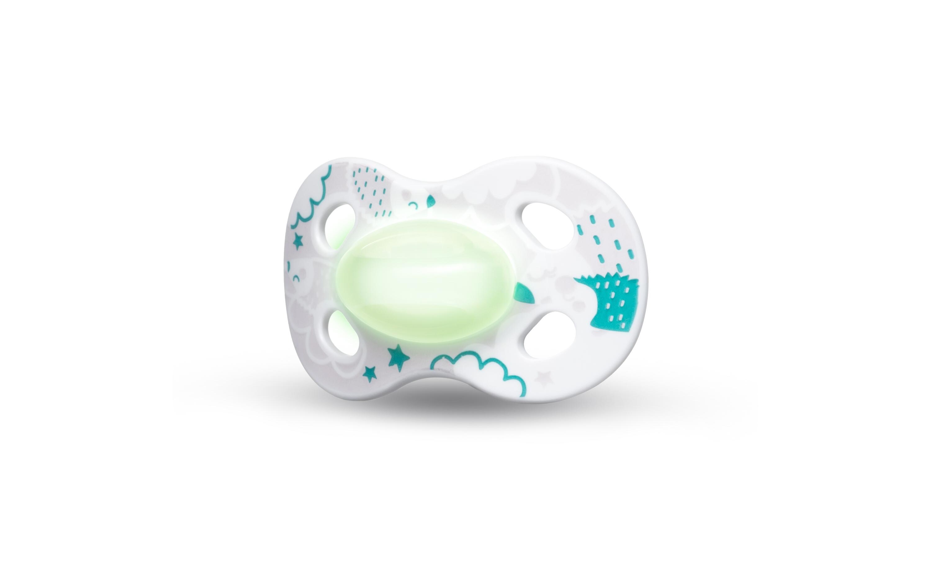 Nuggi Night & Night Igel 0-6 Mt.Baby-Schnuller im Doppelpack