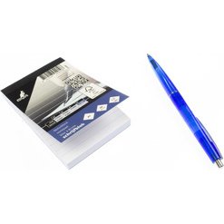 Bloc-notes A7, ligné, 100 feuilles