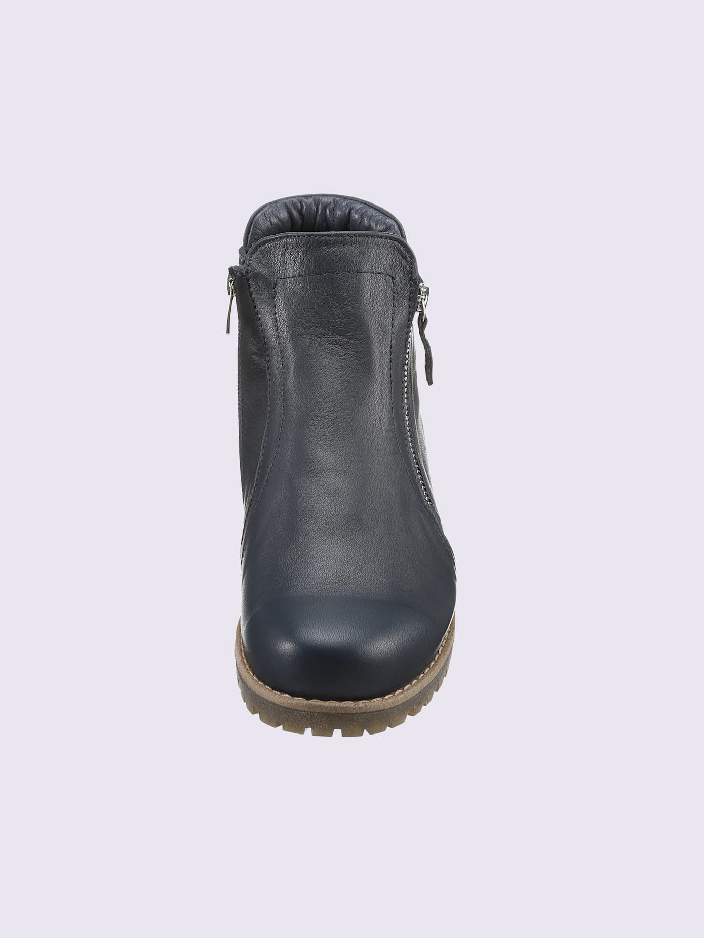 Bottine courte cuir nappa de vache