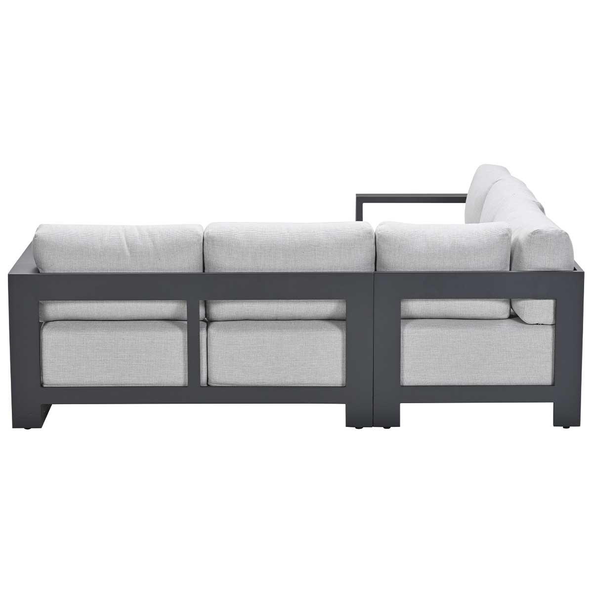 Garden Impressions Levanto 3-delige hoekset - carbon black