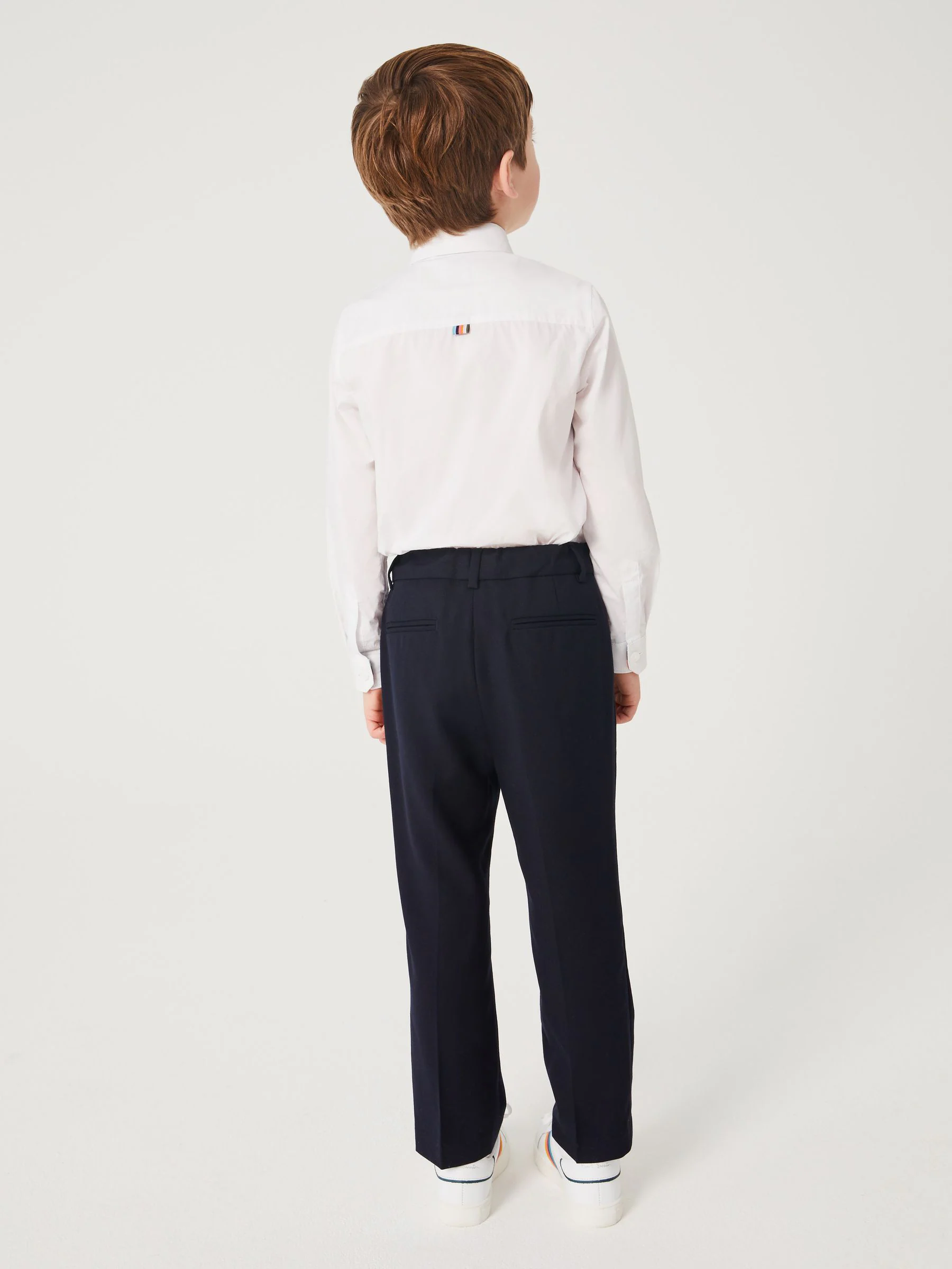 Paul Smith - Junior marineblauwe nette pantalon voor jongens