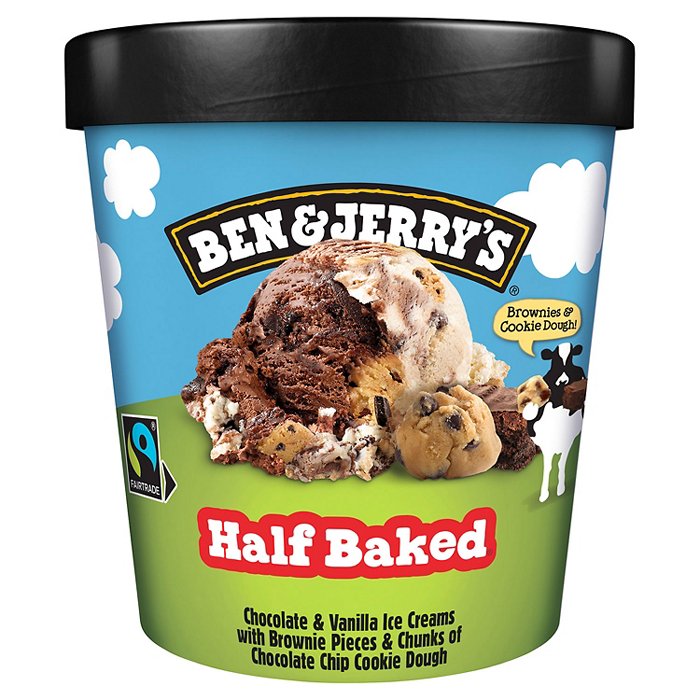 BEN & JERRY´S Half Baked 465 ml