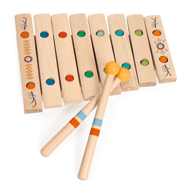 Djeco Instrument i tre, Xylofon