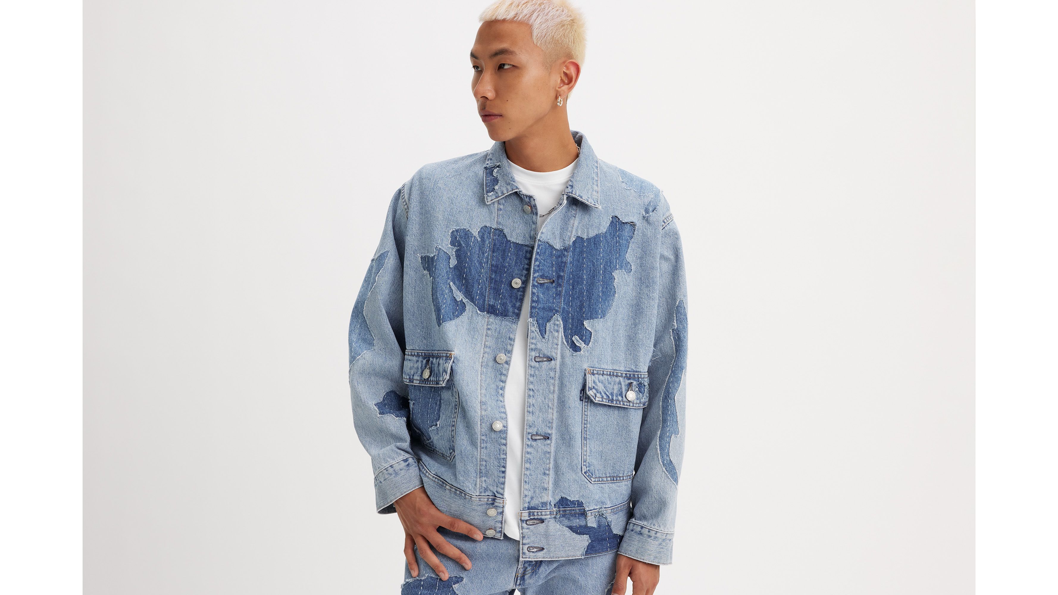 Levi's® Made In Japan Veste Trucker utilitaire - Mij Chizu - Bleu