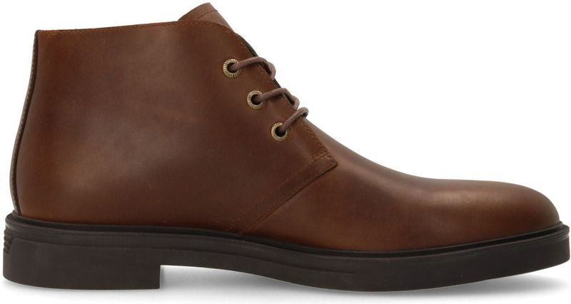Manfield - Veterboots - Bruin - Leer