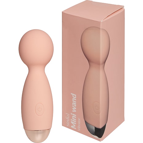 Sinful Peach Mini Wand vibrator