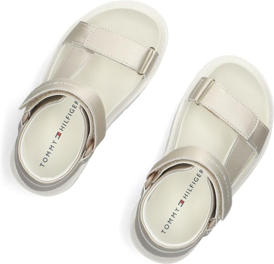 Tommy Hilfiger sandalen goud platinum