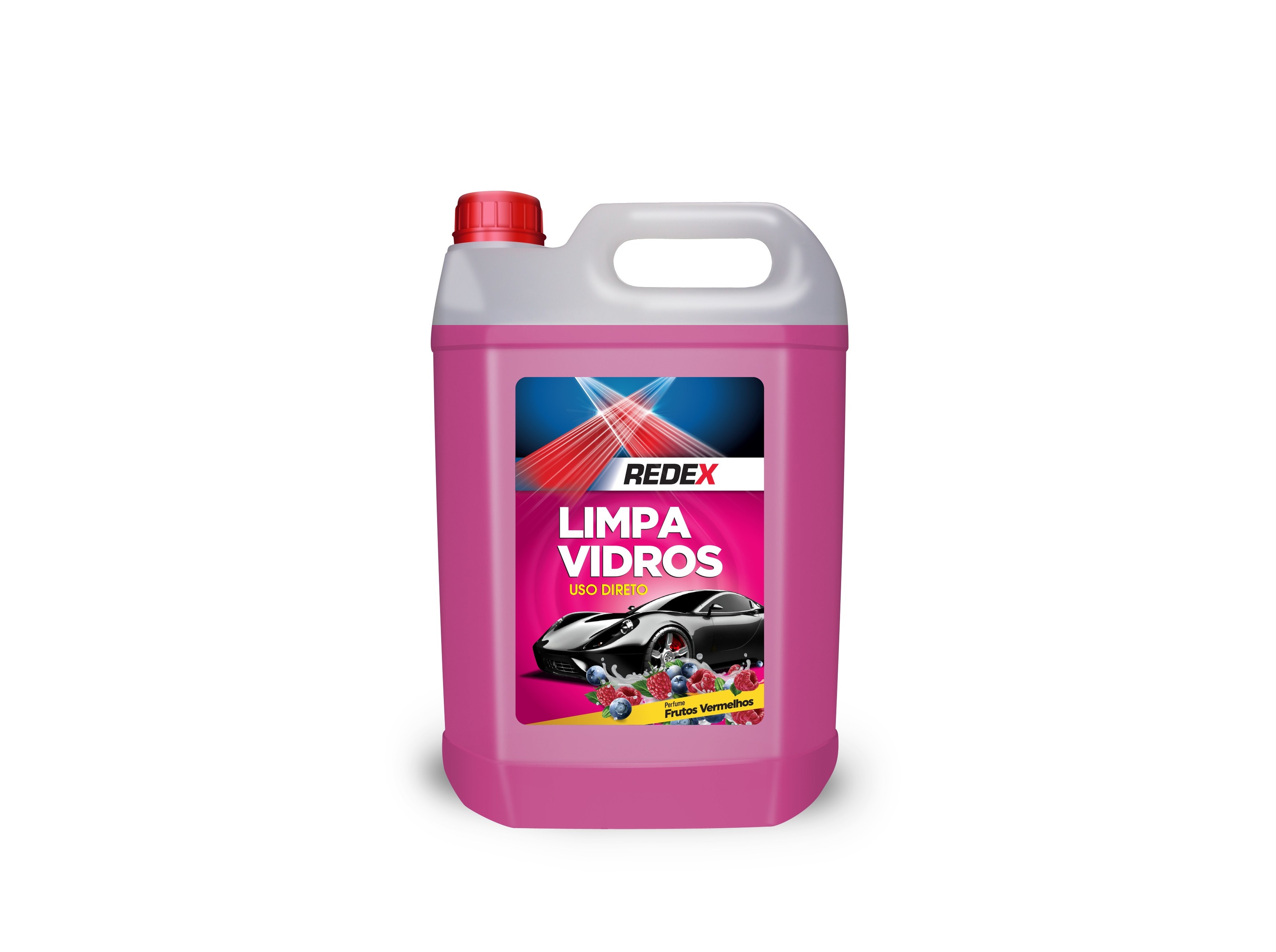 LIMPA VIDROS F VERMELH REDEX 5L
