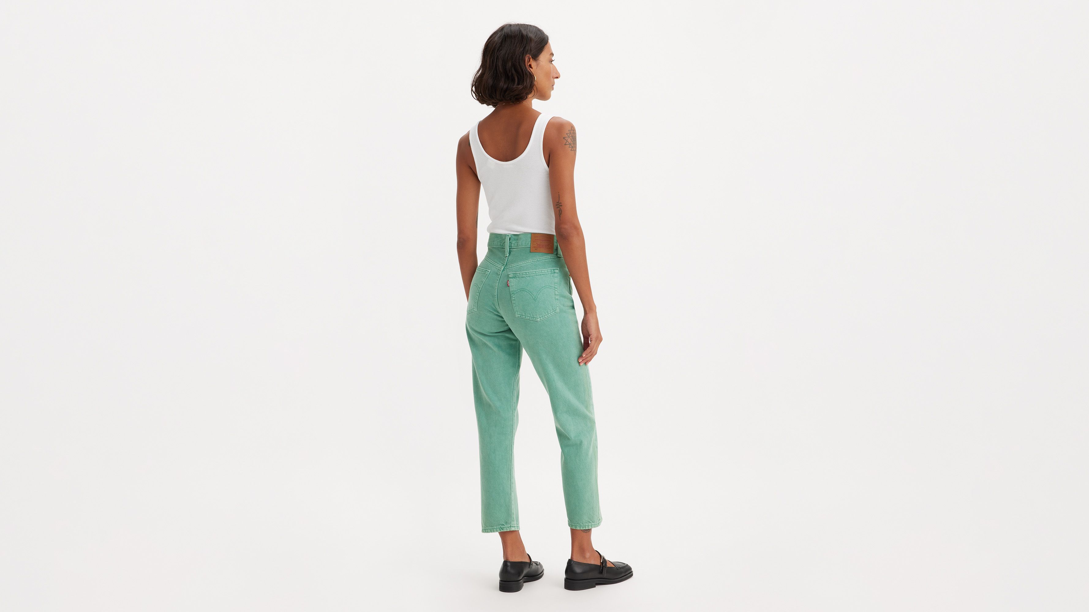 Levi's® jean court 501® - Dusty Beryl Green 501 - Vert