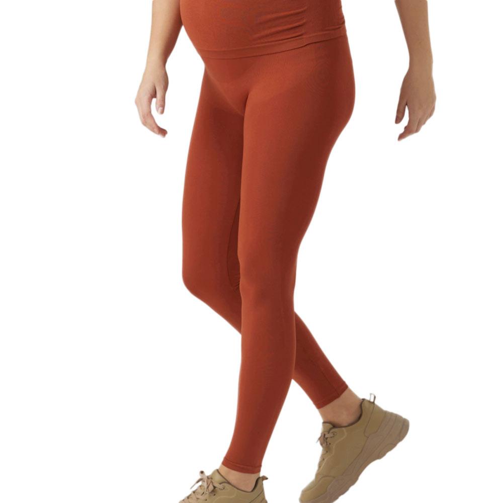 Mamalicious Legging de Grossesse Orange Femme Mamalicious 20011100
