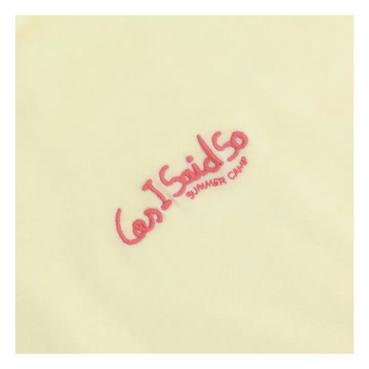 Cos I Said So T-shirt Noué Summer Camp | Jaune