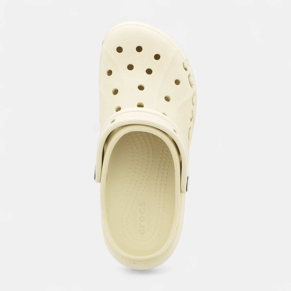 Claquettes de plage à talon compensé Femme beige