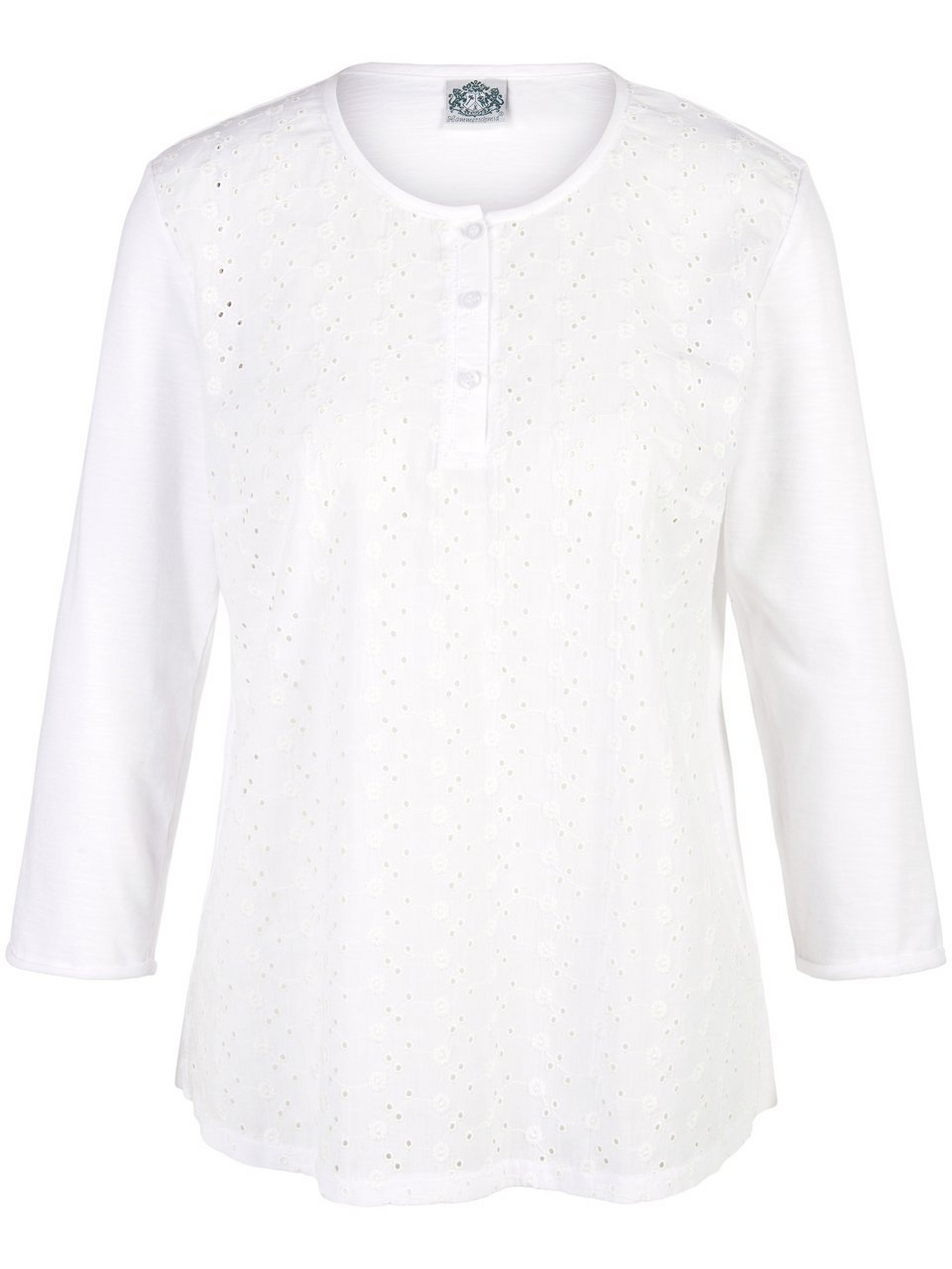 Shirt-Bluse mit 3/4-Arm