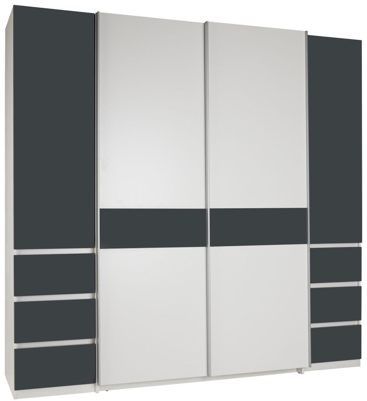 Z2 Dreh-/Schwebetürenschrank 4trg FABIO