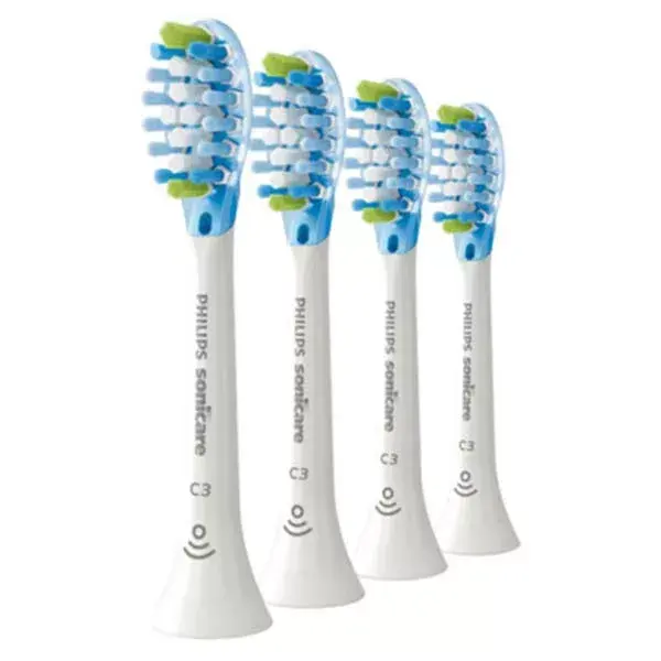 Conjunto de 4 cabeças de escova Philips Sonicare Premium Plaque Defence brancas HX9044/17
