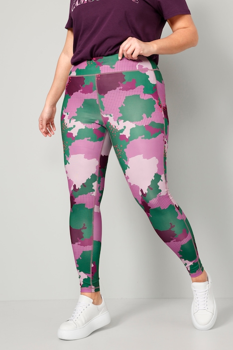 Funktions-Leggings, atmungsaktiv, Color-Camouflage