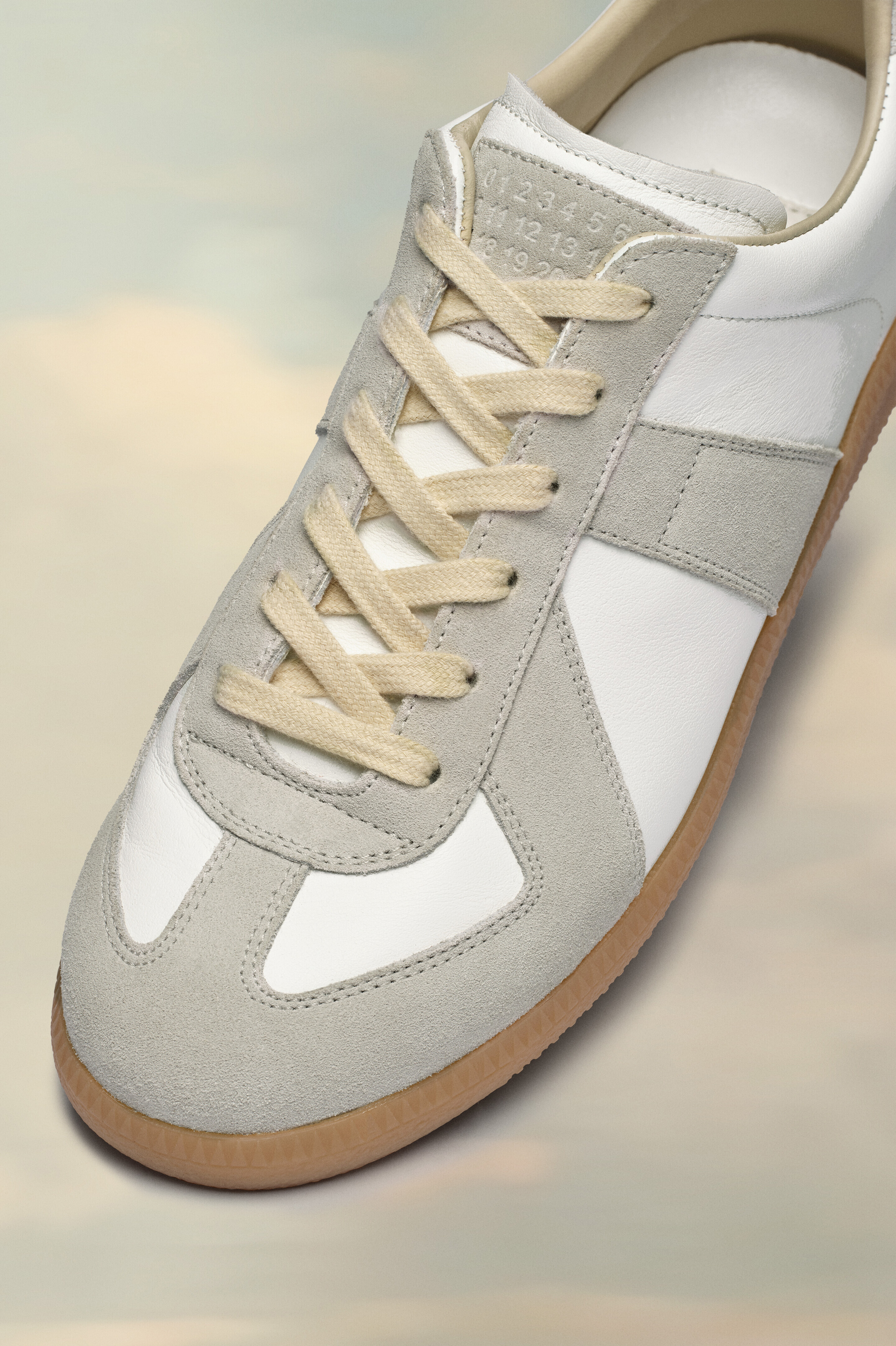 Replica Sneakers Dirty Blanc Blanc argile