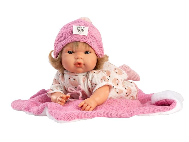 Llorens Babypuppe Lola 38 cm Grosse Anziehpuppe im trendigen Outfit