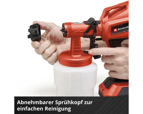 Einhell Power X-Change TC-SY 18/60 Li accu verfspuit - Kaal apparaat zonder accu en lader