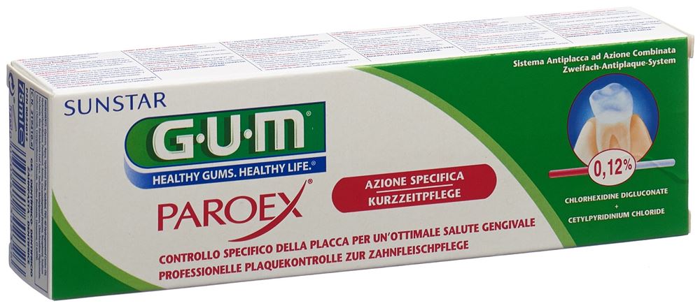 GUM Paroex Zahnpasta 0.12 %<br>75 ml, Paste, Chlorhexidin