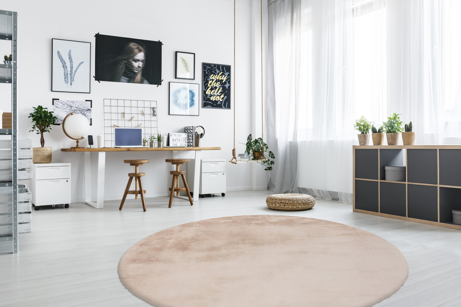 Teppich RABBIT 100 - creme - 160 cm
