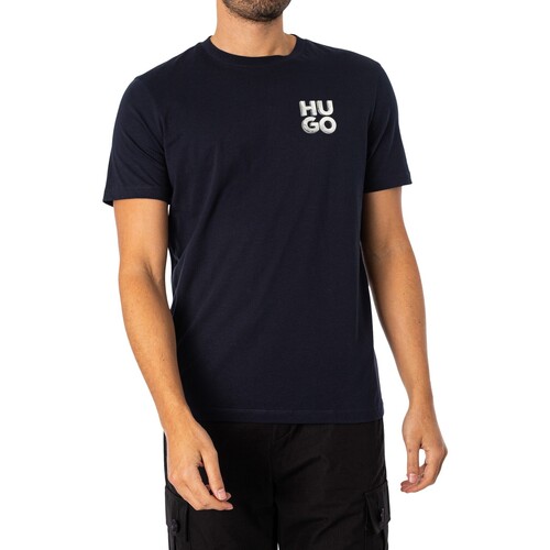 BOSS - Camiseta Detzington241 Azul