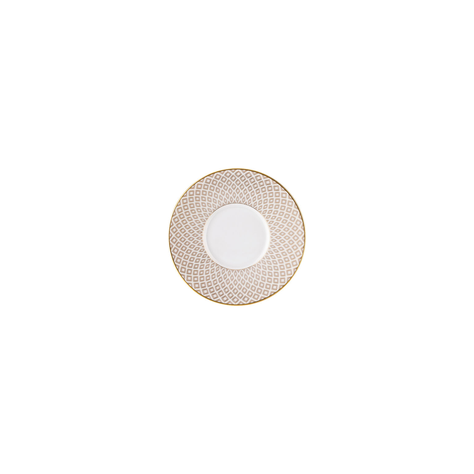Francis Carreau Beige Espresso-/Mokka-Untertasse