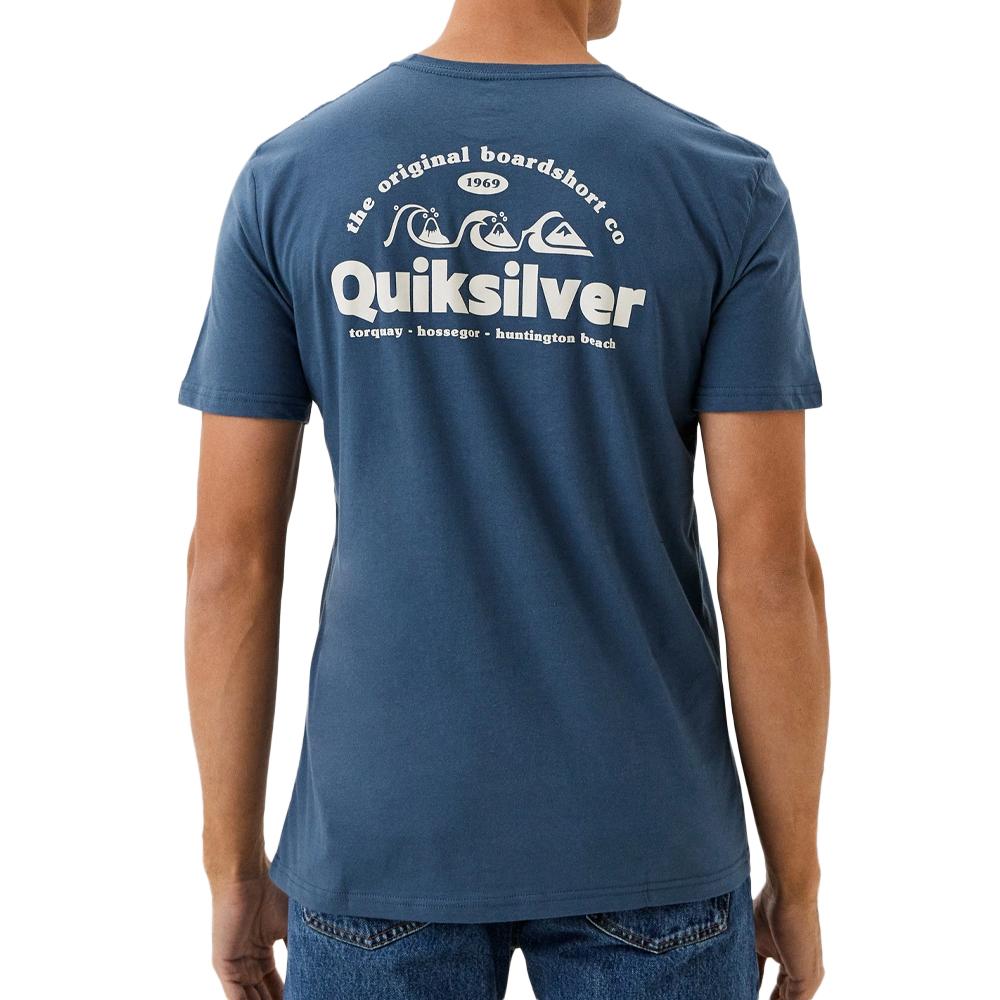 Quiksilver T-shirt Bleu Homme Quiksilver Screen