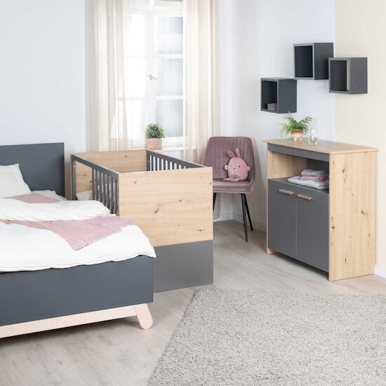 Anna Lit cododo   Anthracite        60 x 120 cm   de               Roba