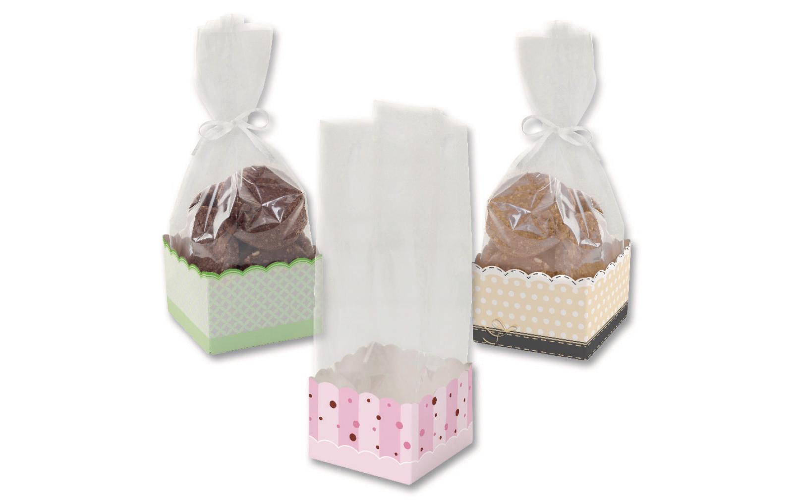 Geschenkbox Gebäck Mehrfarbig, 7.5 x 7.5 x 20 cmVerpackungsset für Süssigkeiten