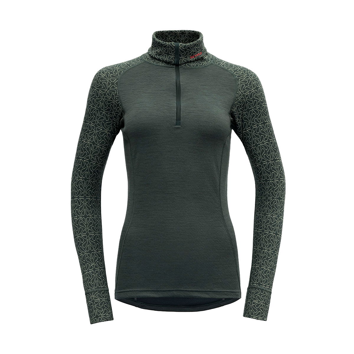 Devold Duo Active Zip Neck, dame (Woods)