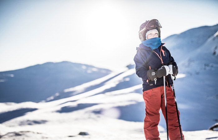 Hestra Army Leather Heli Ski JR Mitt<br>Holder hendene varme HELE dagen!