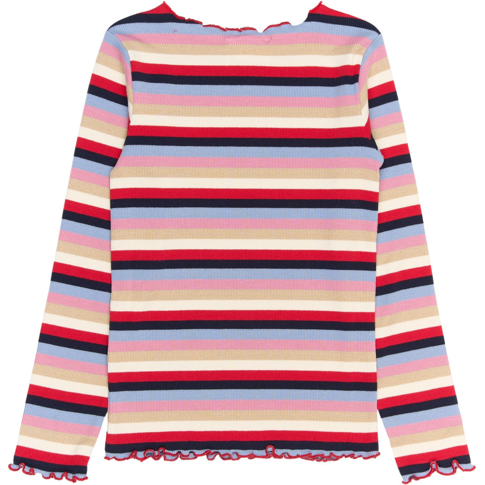 Køb The New Multi Striped Rosie L_S Rib Tee