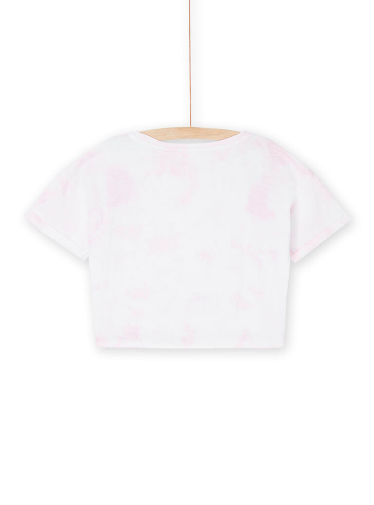 T-shirt rose clair à manches courtes
