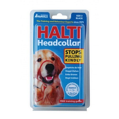Coleira preta anti-mordida para cães