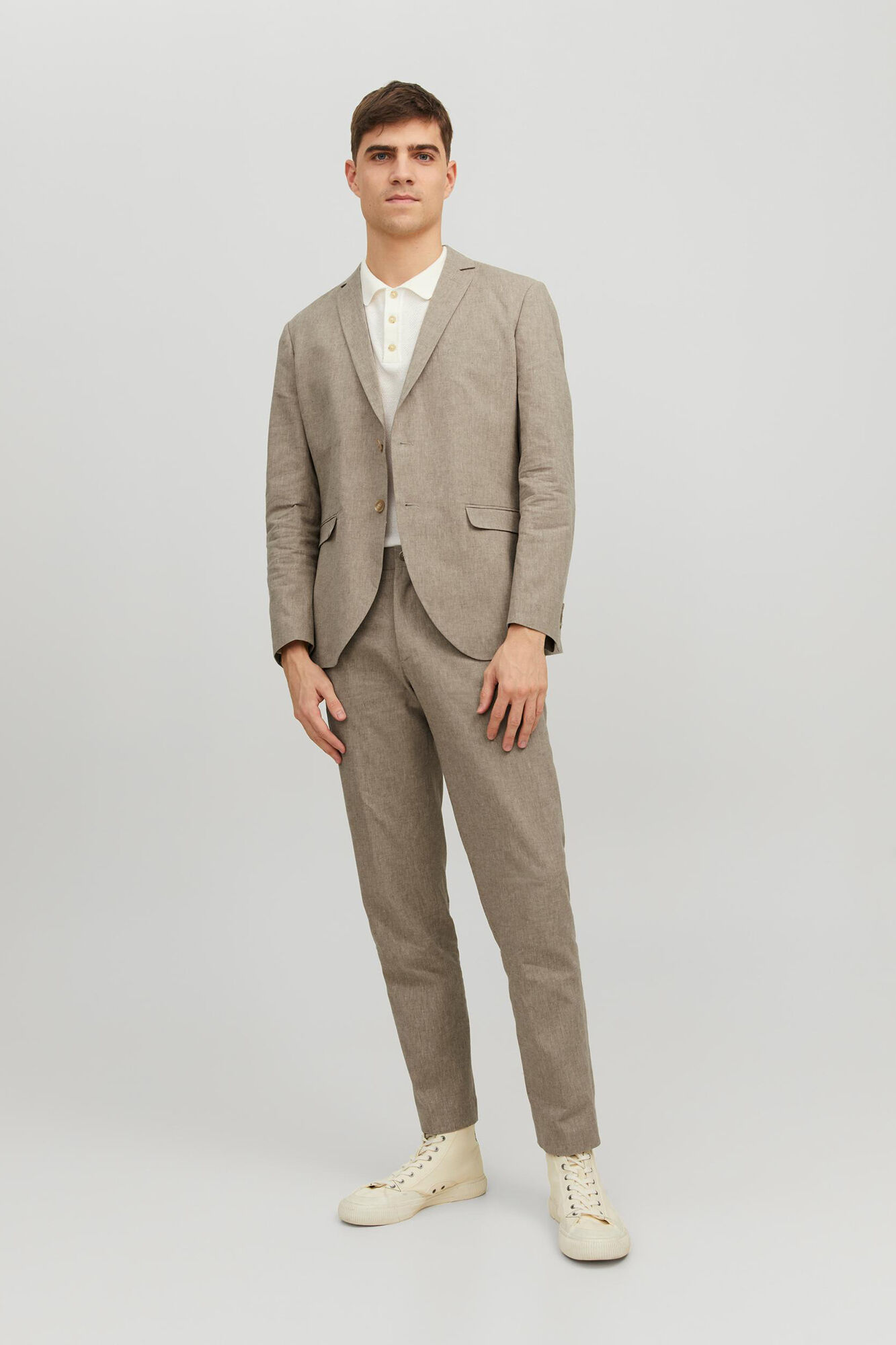 Blazer de linho - Bege