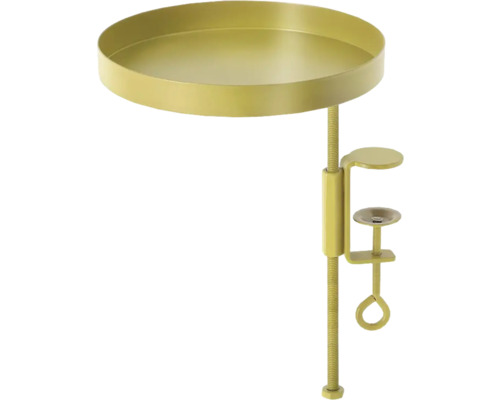 Vensterbankklem M Ø 18 cm H 24,6 cm staal goudgeel