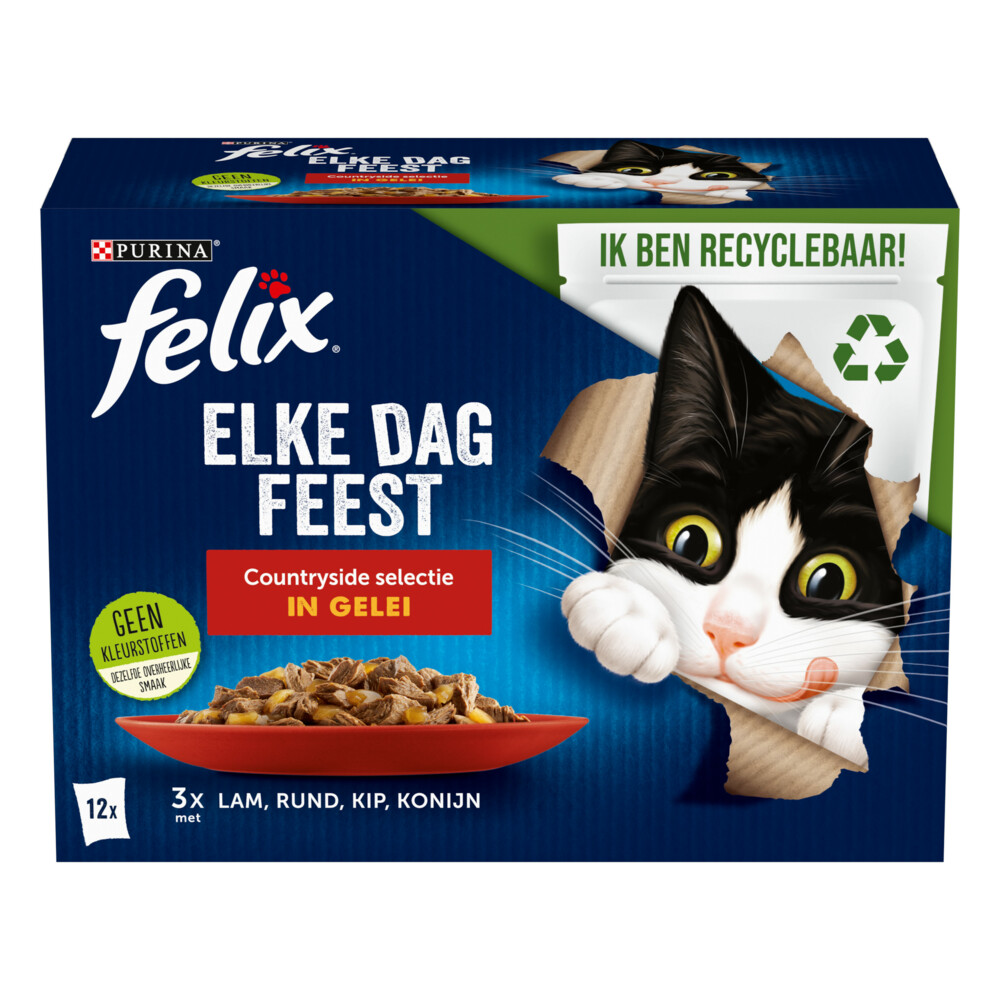 Felix Elke Dag Feest Countryside Selectie in Gelei12 x 85 gr