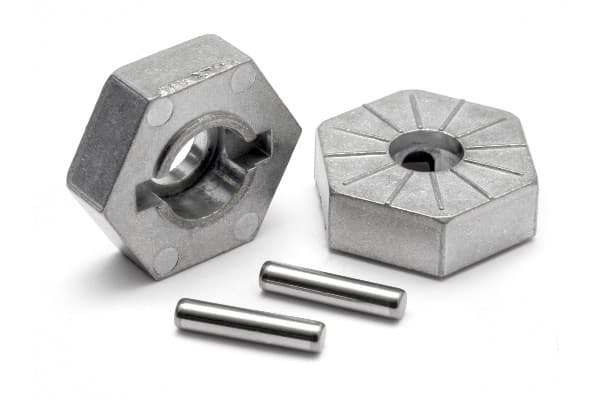 Sekskantet hjulnav 17Mm (sølv)