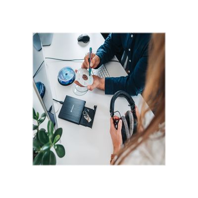 Verbatim Slimline - Lecteur de disque - DVD±RW (±R DL) - USB 2.0 - externe