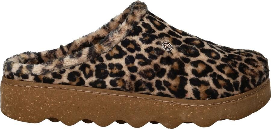 Rohde Dames Pantoffel Muil 6102-18 Panterprint