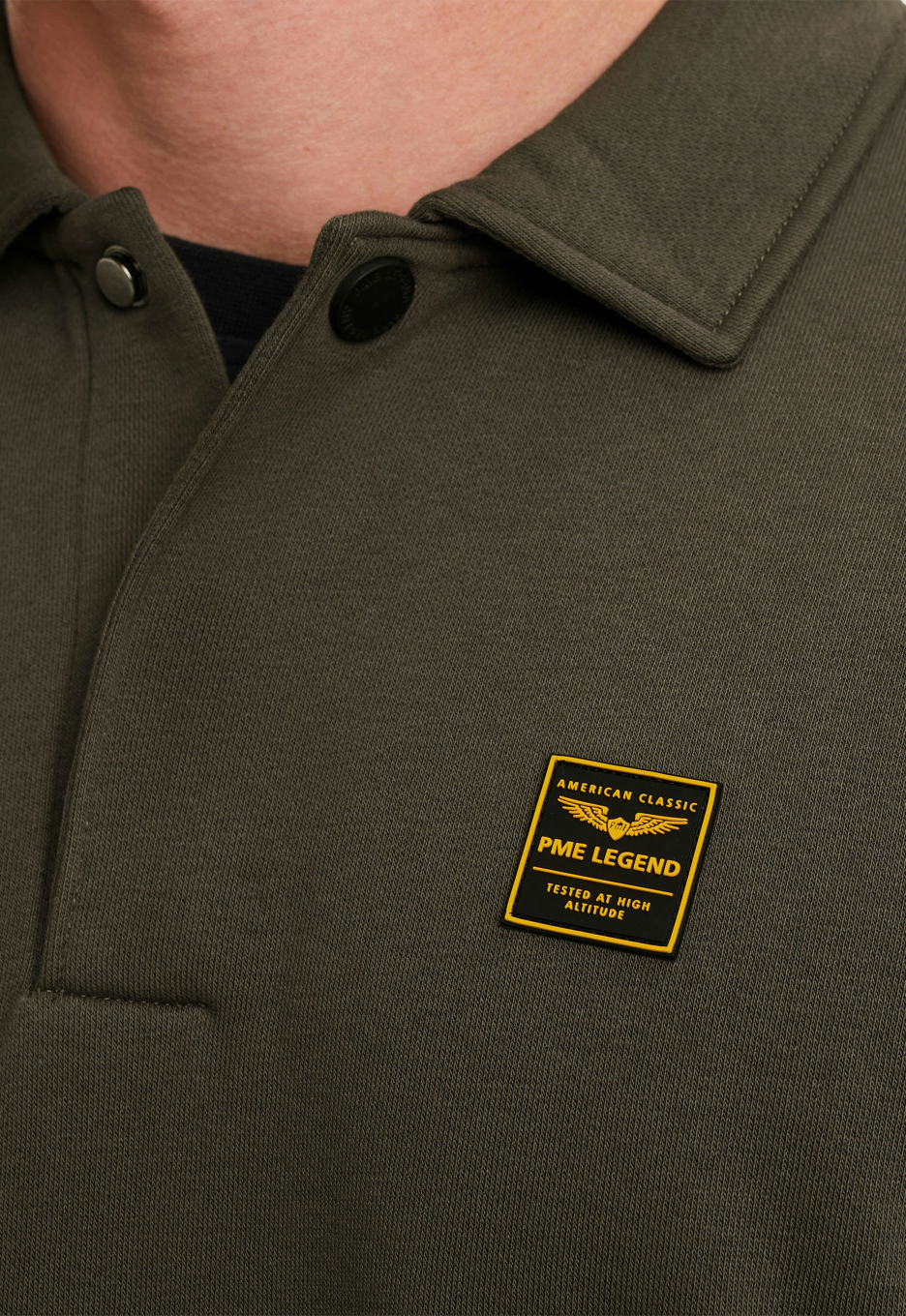 PME Legend Half Button Longsleeve