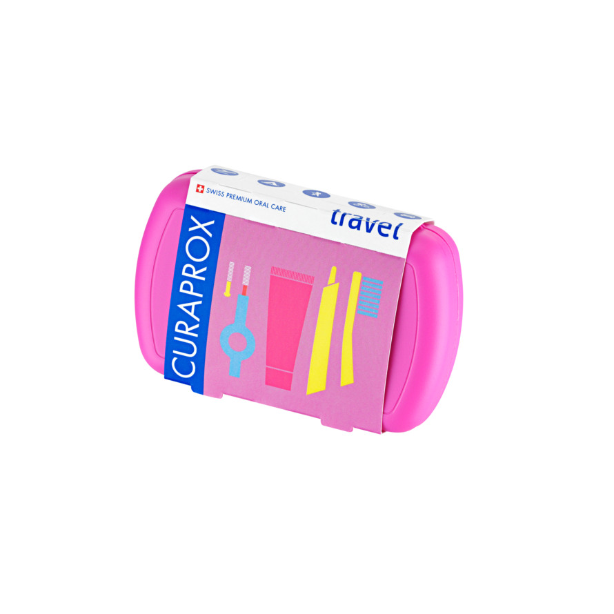 Curaprox Rejsesæt Pink/ Ultra Soft