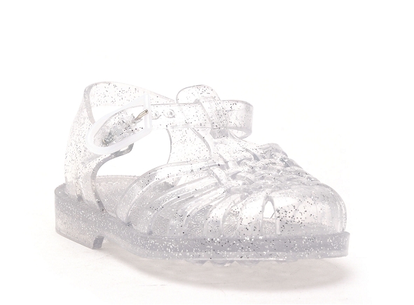 Meduse mules et sabots enfant sun argent