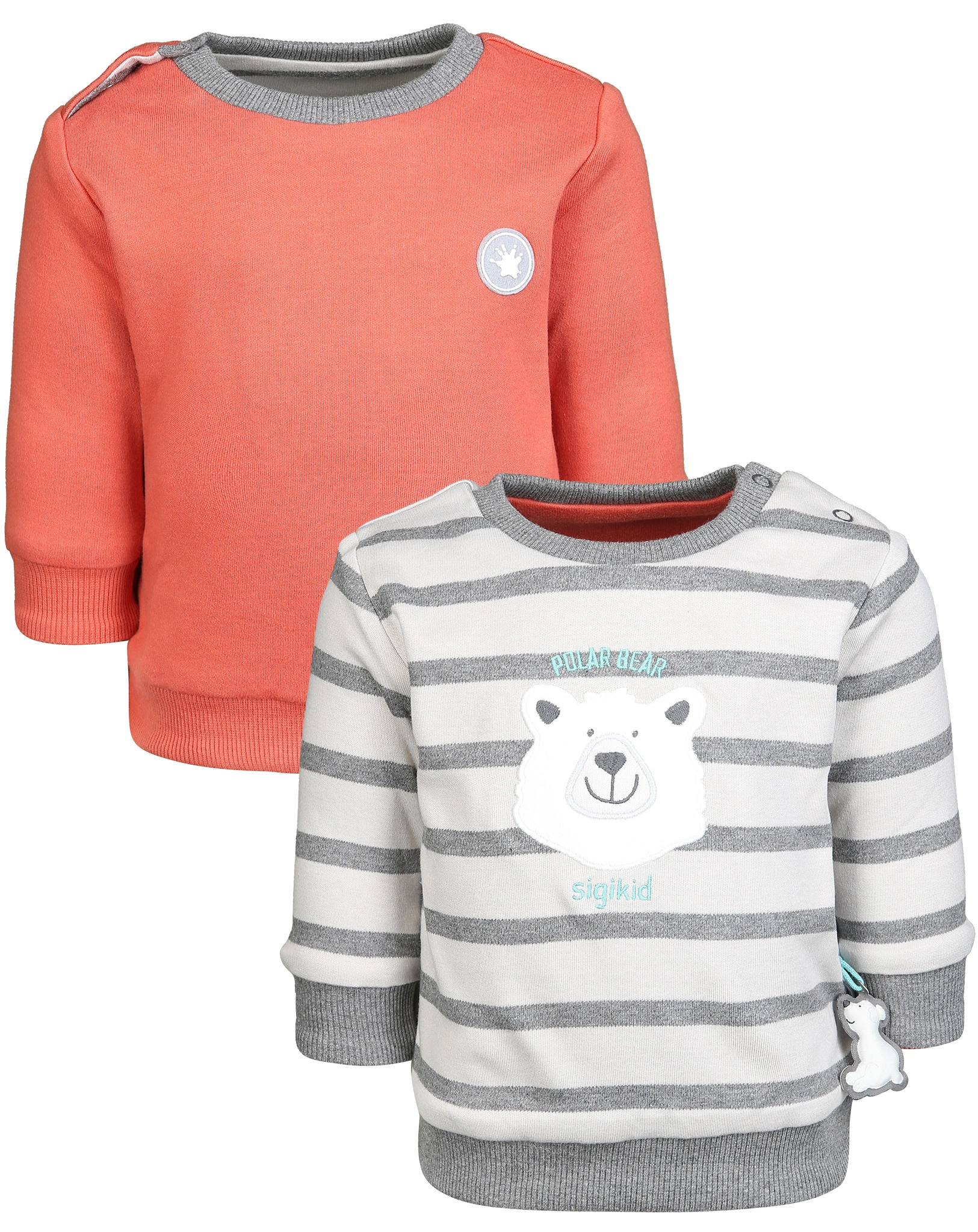 Wende-Sweatshirt POLAR BEAR in rot