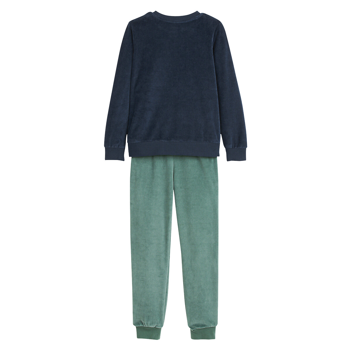 COLEÇÕES LA REDOUTE<br>Pijamas de veludo com motivo de mamute