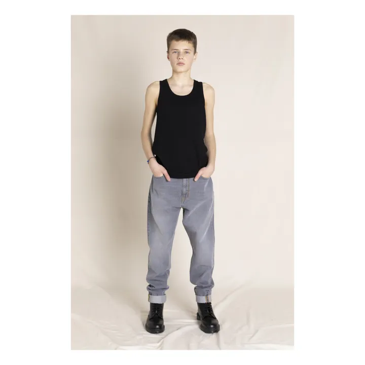 Finger in the nose Jean Loose Ollibis | Denim gris