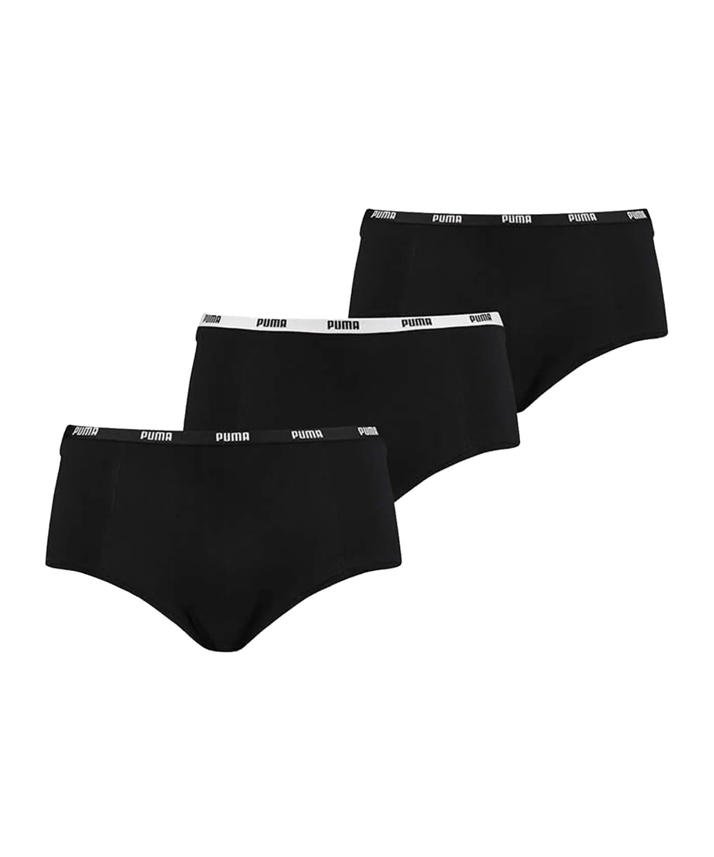 PUMA Mini Short 3er Pack Damen Schwarz F200